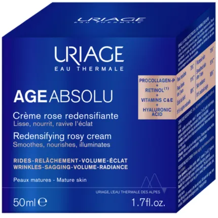 Age Absolu Concentrated anti-aging cream with collagen Pro 50 ml, Uriage