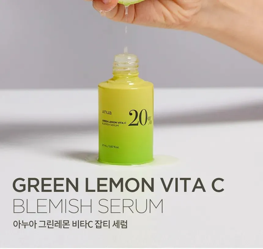 Anua Green Lemon Vita C Blemish Serum 20ml