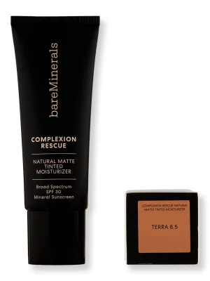 Bareminerals Complexion Rescue Natural Matte Tinted Moisturizer Mineral SPF 30 1.18 oz 35 ml Terra 8.5