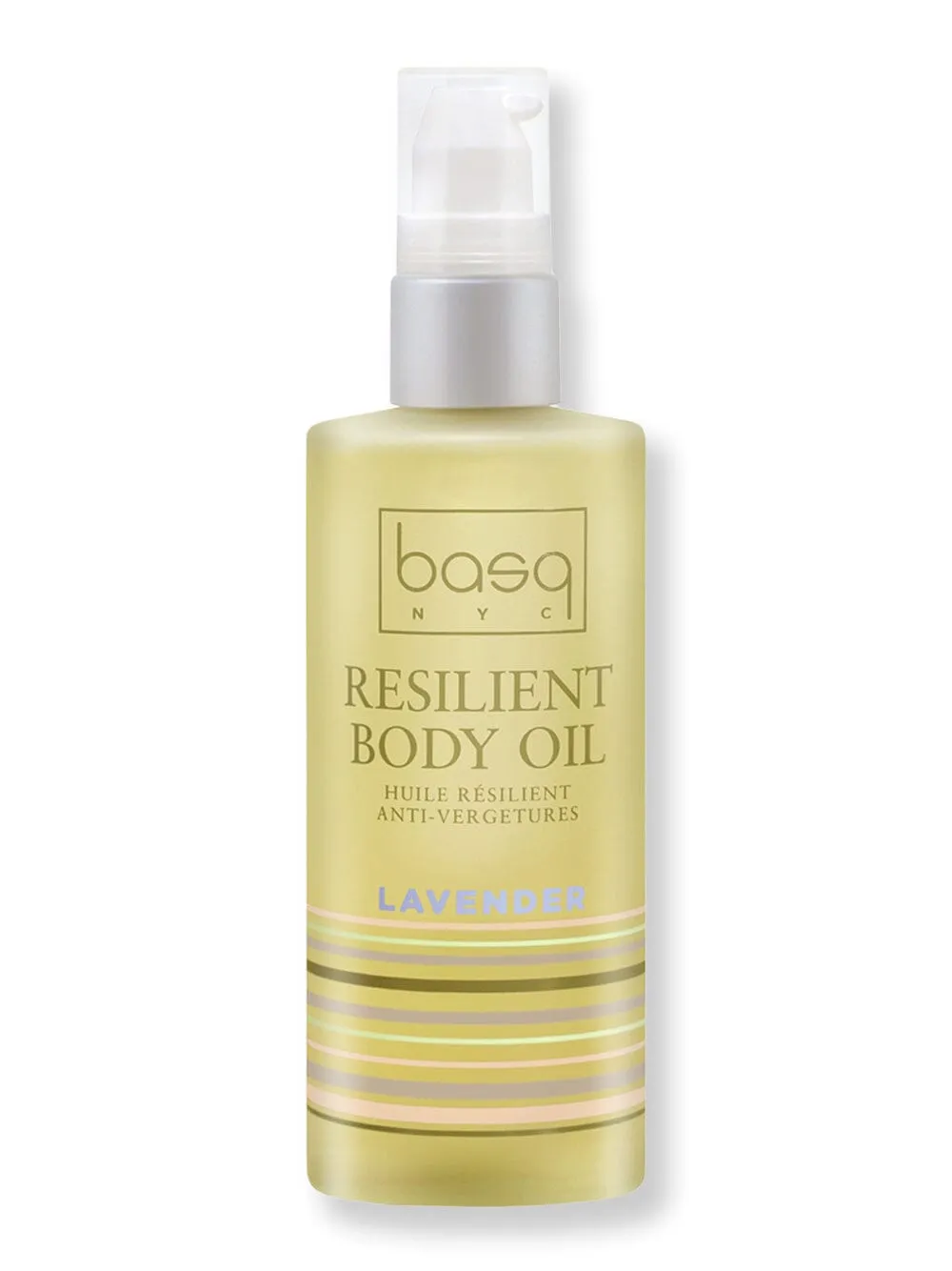 Basq NYC Resilient Body Stretch Mark Oil Lavender 4 fl oz