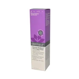 Derma E Evenly Radiant Overnight Peel - 2 Fl Oz