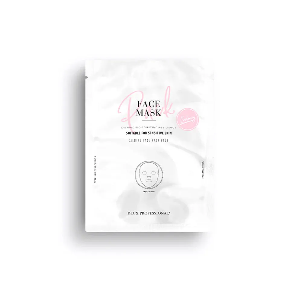 DLUX Pro Calming Facial Masks  - 5 Pieces