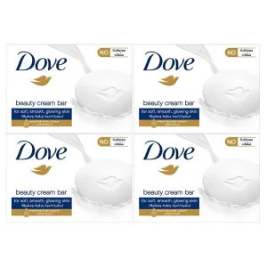 Dove Beauty Cream Bar Soap - 4 Pcs × 160g