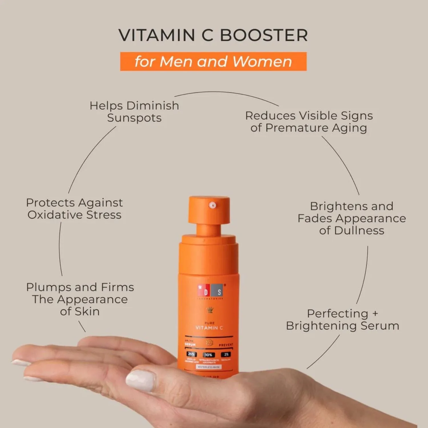 DS Laboratories Pure Vitamin C 35% Booster (30ml)