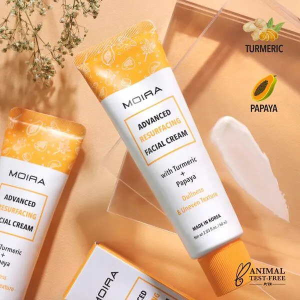 Moira Advanced Resurfacing Facial Cream Turmeric & Papaya