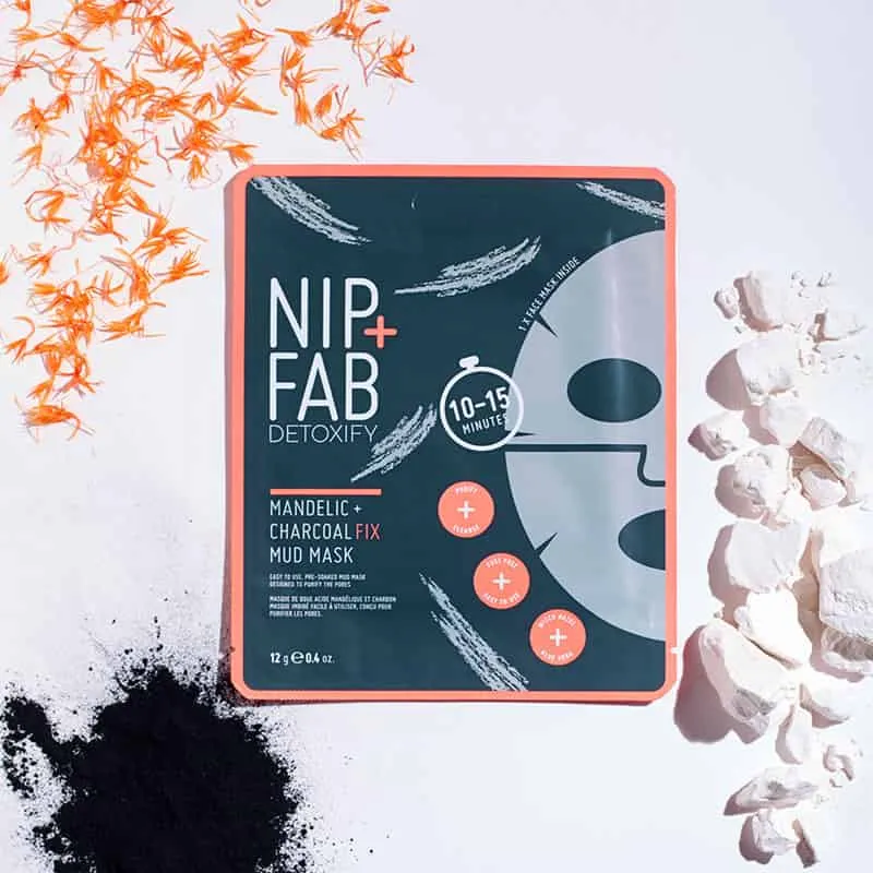 Nip   Fab Charcoal & Mandelic Acid Fix Mud Mask