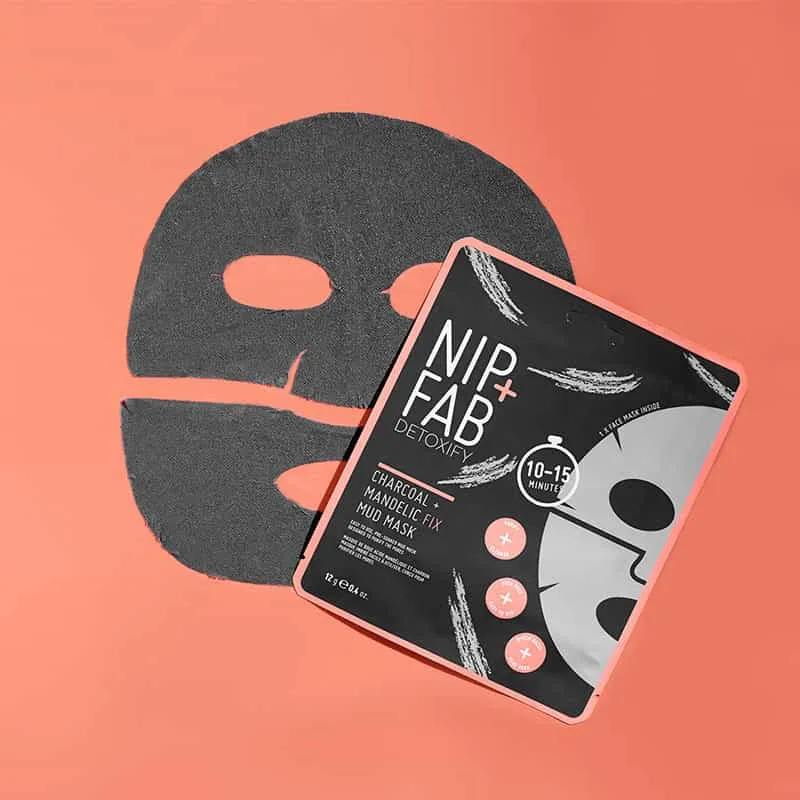 Nip   Fab Charcoal & Mandelic Acid Fix Mud Mask