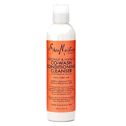 SheaMoisture Coconut & Hibiscus Co-Wash Conditioning Cleanser - 8 oz