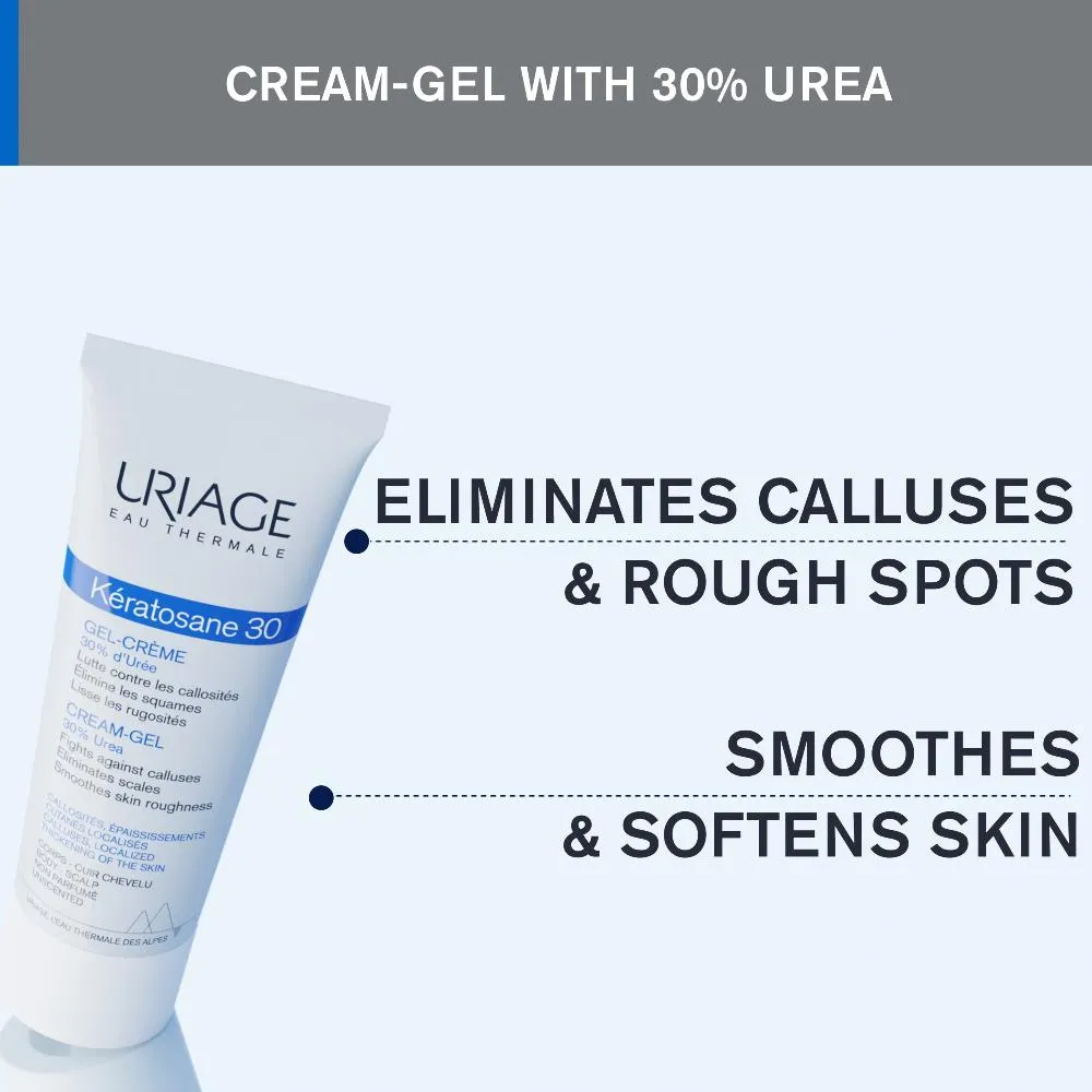 Uriage Keratosane 30 Cream- Gel Treatment For Callused Skin 75ml